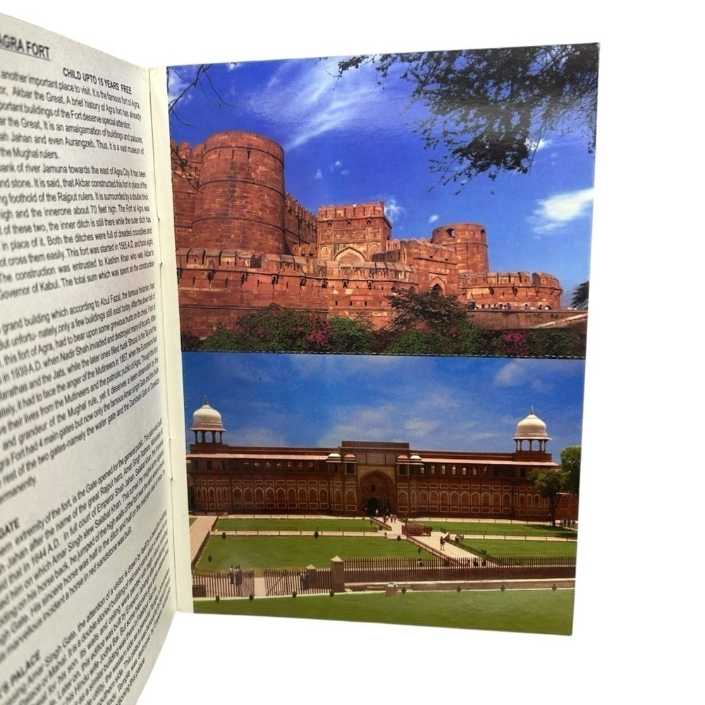 AGRA FOREST & TAJ MAHAL POSTCARDS STUNNING  COLLECTIBLE TRAVEL SOUVENIRS - Picture 2 of 9